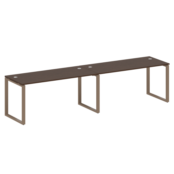 Рабочая станция Metal System Style БО.СМ-2.4 3200x720x750 (Венге Цаво/Мокко металл) Рабочая станция Metal System Style БО.СМ-2.4 3200x720x750 (Венге Цаво/Мокко металл)