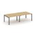 Стол переговорный SN-5P.SPRG-044.3 (3160х1180х750) (Тиквуд Светлый/Металл Антрацит) Стол переговорный SN-5P.SPRG-044.3 (3160х1180х750) (Тиквуд Светлый/Металл Антрацит)