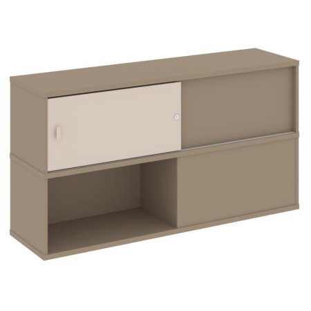 Надставка на 2 тумбы высокая ES.NV-6.2 (1500х410х795) (Латте/Капучино)