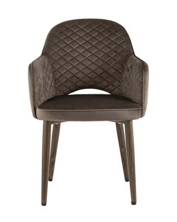 Стул Венера диамант велюр коричневый (Стул Венера диамант коричневый)