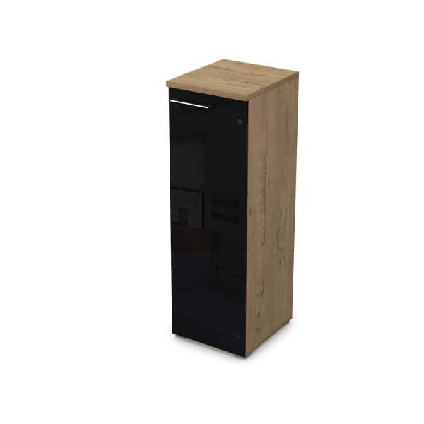 Пенал средний со стеклом правый Gloss line 9НП.017.7 П 400x450x1245 (Teakwood) Пенал средний со стеклом правый Gloss line 9НП.017.7 П 400x450x1245 (Teakwood)