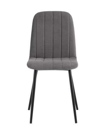 Стул Easy велюр темно-серый (Стул Easy темно-серый)