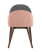 Стул HELGA темно-серый/коралловый 2 шт, (Стул HELGA темно-серый)