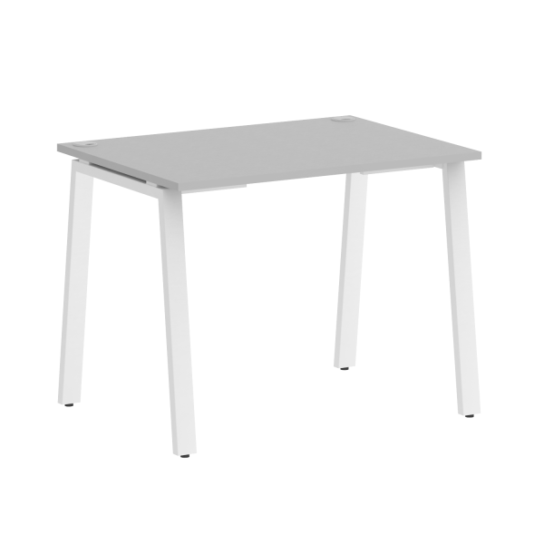 Стол письменный VR.SP-3-98.A 980х720х720 (Серый/Белый Металл)