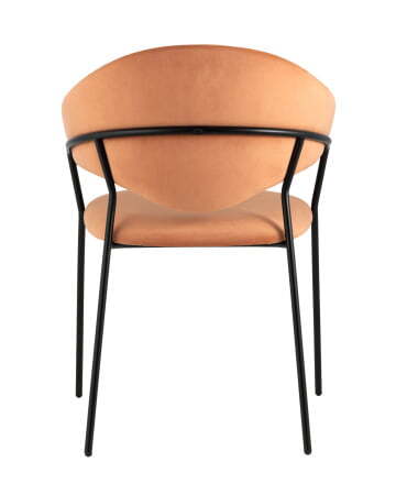 Стул Алексис велюр оранжевый (Стул Алексис оранжевый)