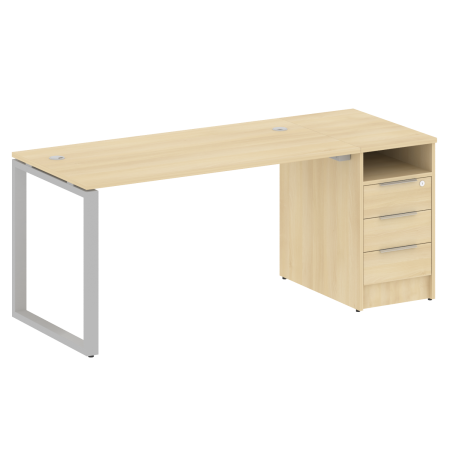 Рабочая станция Metal System Style БО.РС-СТП1.3 1812x720x750 (Акация/Серый металл)