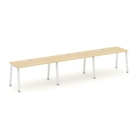 Рабочая станция 1 сторонняя SN-6A.ORS-032 (3540х600х750) (Акация Лорка/Металл Белый)