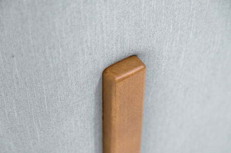 TORDINO Диван 3-местный высокий (СЕРО-ГОЛУБ/ОРЕХ)