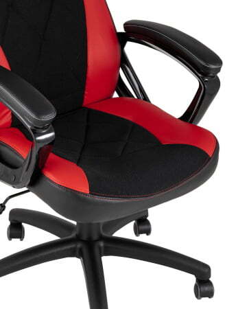 Кресло игровое TopChairs Skyline красное (Геймерское кресло Skyline красный) Кресло игровое TopChairs Skyline красное (Геймерское кресло Skyline красный)