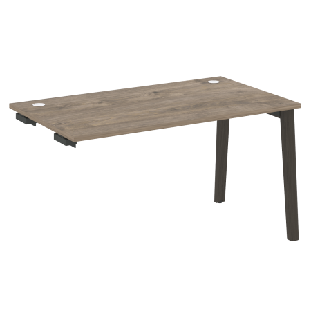 Стол-приставка к опорным элементам на деревянных опорах Onix Wood OW.SPR-3.8 1380x800x750 (Тиквуд Темный/Дуб Темный)