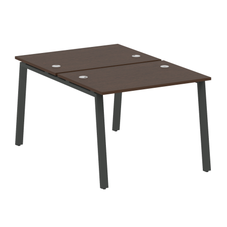 Рабочая станция Metal System Style БА.РАС-СП-2.1 1000x1475x750 (Венге Цаво/Антрацит металл)
