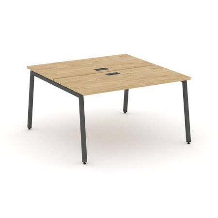 Рабочая станция 2-х сторонняя SN-4A.DRS-022 (1180х1632х750) (Тиквуд Светлый/Металл Антрацит)