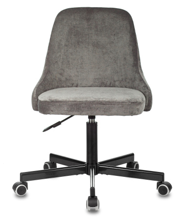 Кресло CH-340M серый Velvet 17 крестов. металл (Серый) Кресло CH-340M серый Velvet 17 крестов. металл (Серый)