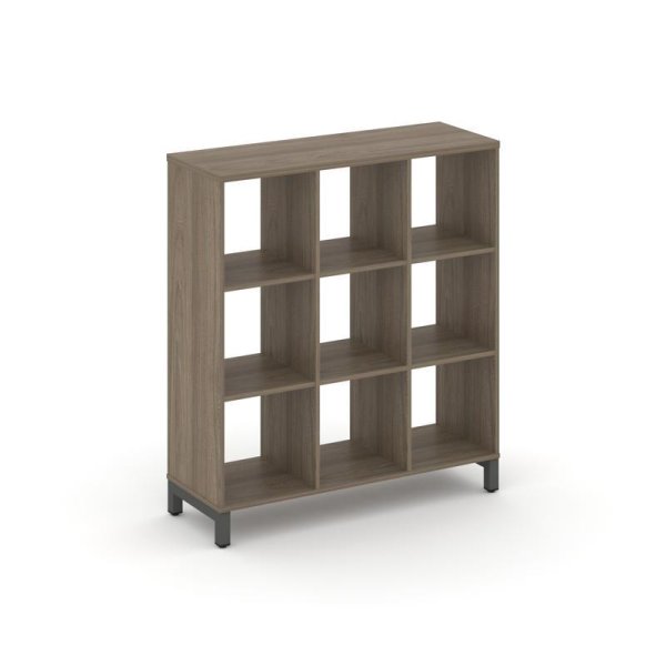 Каркас стеллажа 3 яруса SN.KS-330 (1121х400х1248) (Вяз Благородный/Металл Антрацит) Каркас стеллажа 3 яруса SN.KS-330 (1121х400х1248) (Вяз Благородный/Металл Антрацит)