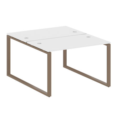 Рабочая станция Metal System Style БО.РАС-СП-2.2 1200x1475x750 (Белый/Мокко металл)