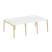 Рабочая станция на деревянных опорах Onix Wood OW.D.RS-6.0.7 2340x1475x750 (Тиквуд Светлый/Дуб Темный) Рабочая станция на деревянных опорах Onix Wood OW.D.RS-6.0.7 2340x1475x750 (Тиквуд Светлый/Дуб Темный)