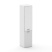 Шкаф узкий высокий правый Fresco FRU.SU-101 (R) black (450x460x2000) (Белый Бриллиант UM-Лакобель Белый-Лакобель Белый | Хром)