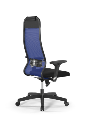 Кресло для руководителя Метта Sit 10 B1-111D - X2+UMF(X1) /Ub00/Wh00/D02P(M09.B02.G15.W01) (Синий | Черный) Кресло для руководителя Метта Sit 10 B1-111D - X2+UMF(X1) /Ub00/Wh00/D02P(M09.B02.G15.W01) (Синий | Черный)