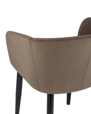 Кресло Ральф велюр коричневый (Стул Ральф коричневый) Кресло Ральф велюр коричневый (Стул Ральф коричневый)