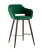 Стул барный Саймон велюр темно-зеленый (Стул барный Саймон темно-зеленый)