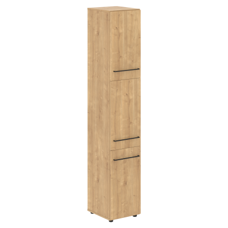 Шкаф колонка с глухими малыми дверьми LOFTIS LHC 40.8 400х430х2253 (Дуб Бофорд)