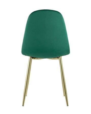 Стул Валенсия велюр зеленый золотые ножки (Стул Валенсия зеленый) Стул Валенсия велюр зеленый золотые ножки (Стул Валенсия зеленый)