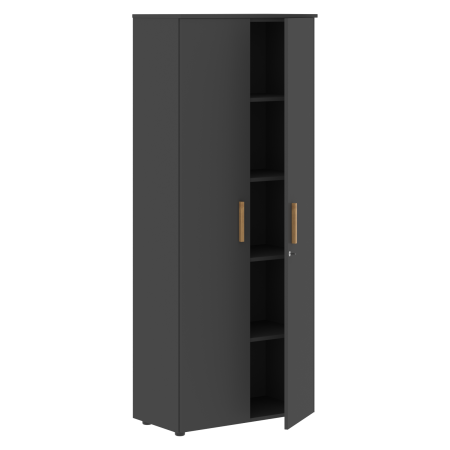 Шкаф с глухими дверьми Forta FHC 80.1(Z) 798x404x1965 (Черный графит)
