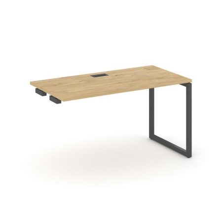 Стол-приставка к опорным элементам SN-4O.OPRS-014 (1580х700х750) (Тиквуд Светлый/Металл Антрацит)
