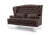 Диван 2-местный Lord (1670x830x1180) Коричневый (Коричневый)