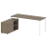 Рабочая станция с опорной тумбой левая Metal System Style БП.РС-СТС-2.5 Л 1900x1520x750 (Дуб Наварра/Серый металл) Рабочая станция с опорной тумбой левая Metal System Style БП.РС-СТС-2.5 Л 1900x1520x750 (Дуб Наварра/Серый металл)
