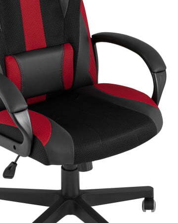Кресло игровое TopChairs ST-CYBER 9 черный/красный (Геймерское кресло ST-CYBER 9 красный) Кресло игровое TopChairs ST-CYBER 9 черный/красный (Геймерское кресло ST-CYBER 9 красный)