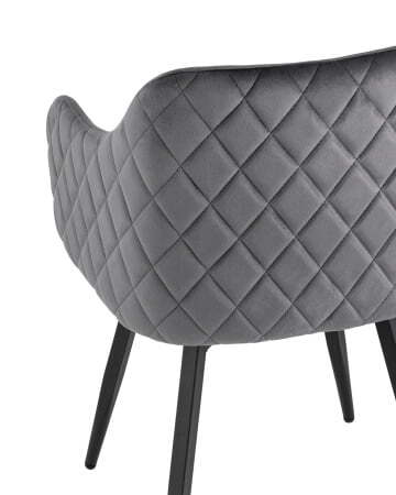 Стул Ника вращающийся велюр серый (Стул Ника серый)