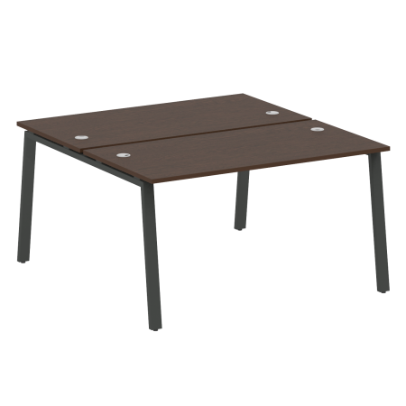 Рабочая станция Metal System Style БА.РАС-СП-2.3 1400x1475x750 (Венге Цаво/Антрацит металл)