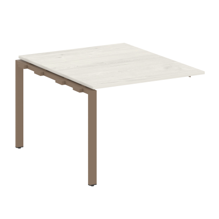 Проходной наборный элемент переговорного стола Metal System Style БП.ППРГ-1 1000x1235x750 (Дуб Наварра/Мокко металл)