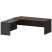 Стол руководителя левый Кортез KZP-22L 2200x2000x750 (Темный шимо/Графит)