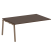 Проходной элемент стола для переговоров на А-образном м/к Metal System Style БА.ППРГ-5 1800x1235x750 (Дуб наварра/Серый металл)