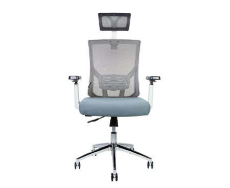 Гарда SL / белый пластик / серая сетка / серая сидушка (Серый)