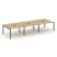 Рабочая станция 2-х сторонняя SN-5P.DRS-081 (2940х1632х750) (Тиквуд Светлый/Металл Антрацит) Рабочая станция 2-х сторонняя SN-5P.DRS-081 (2940х1632х750) (Тиквуд Светлый/Металл Антрацит)