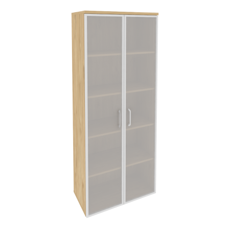 Шкаф высокий широкий Onix O.ST-1.10R 800x420x1977 (Тиквуд Светлый)