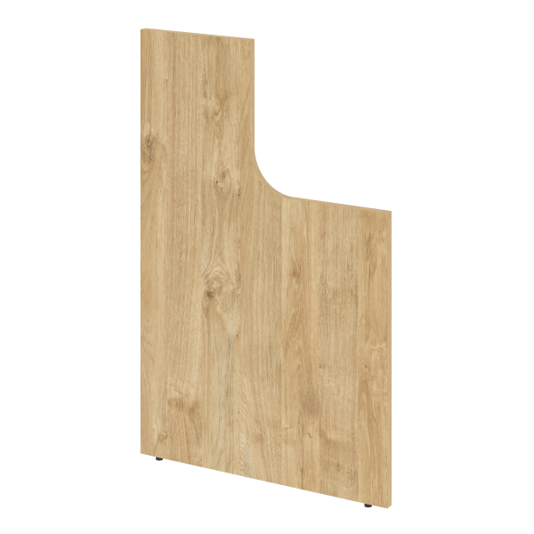 Стойка боковина завершающая высокая с вырезом правая Onix О.R-SVVR 766x25x1187 (Тиквуд Светлый) Стойка боковина завершающая высокая с вырезом правая Onix О.R-SVVR 766x25x1187 (Тиквуд Светлый)