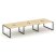 Рабочая станция 2-х сторонняя SN-5O.DRS-061 (2940х1232х750) (Тиквуд Светлый/Металл Антрацит) Рабочая станция 2-х сторонняя SN-5O.DRS-061 (2940х1232х750) (Тиквуд Светлый/Металл Антрацит)