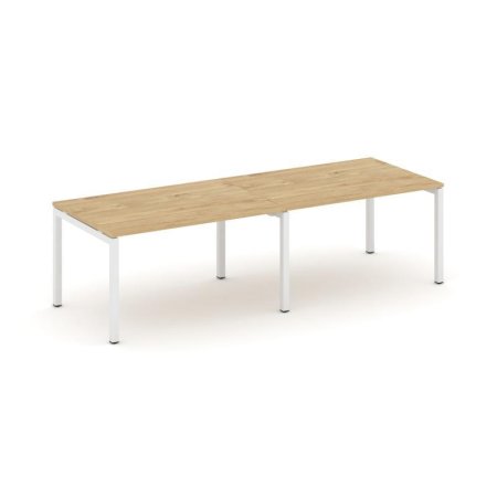 Стол переговорный SN-5P.SPRG-011.3 (1960х980х750) (Тиквуд Светлый/Металл Белый)