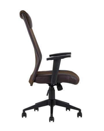 Кресло офисное TopChairs Studio коричневое (Компьютерное кресло Studio коричневый) Кресло офисное TopChairs Studio коричневое (Компьютерное кресло Studio коричневый)