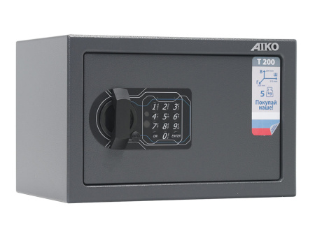 Мебельный сейф AIKO Т-200 EL (Графит) Мебельный сейф AIKO Т-200 EL (Графит)