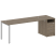 Рабочая станция с опорной тумбой Metal System Style БП.РС-СТП-1.5 2212x720x750 (Дуб Наварра/Серый металл) Рабочая станция с опорной тумбой Metal System Style БП.РС-СТП-1.5 2212x720x750 (Дуб Наварра/Серый металл)