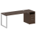 Рабочая станция Metal System Style БО.РС-СТП1.4 1812x720x750 (Дуб Наварра/Серый металл) Рабочая станция Metal System Style БО.РС-СТП1.4 1812x720x750 (Дуб Наварра/Серый металл)