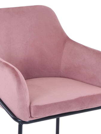 Стул Сандра велюр пыльно-розовый (Стул Сандра пыльно розовый)