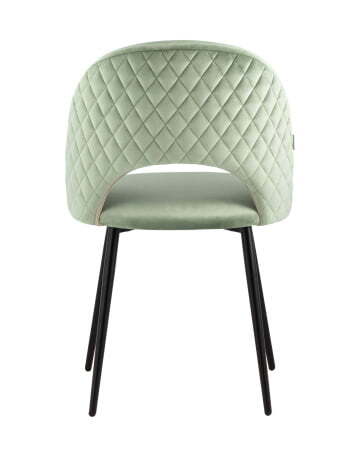 Стул Меган велюр с ромбами фисташковый (Стул Меган фисташковый)