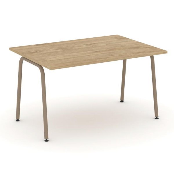 Стол переговорный ES.PRG-1.3-K (1380х980х750) (Тиквуд Светлый/Металл Латте) Стол переговорный ES.PRG-1.3-K (1380х980х750) (Тиквуд Светлый/Металл Латте)