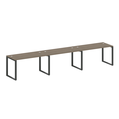 Рабочая станция Metal System Style БО.СМ-3.3 4200x720x750 (Вяз/Антрацит металл)